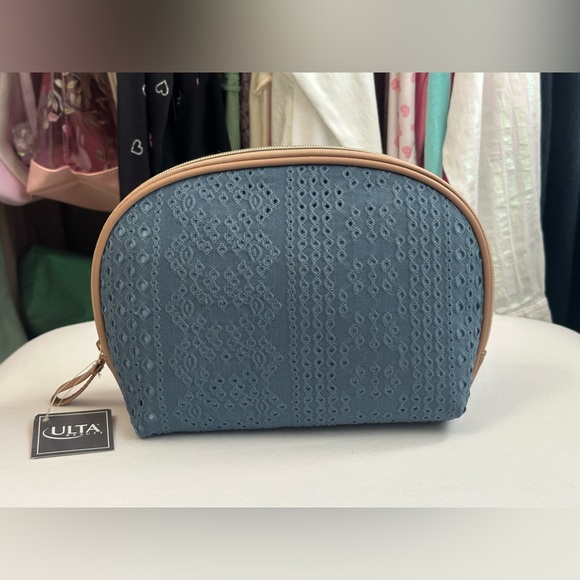 Ulta Beauty Handbags - 5 for $15! Ulta Beauty Cornflower Blue Eyelet Lace Cosmetic Bag Case